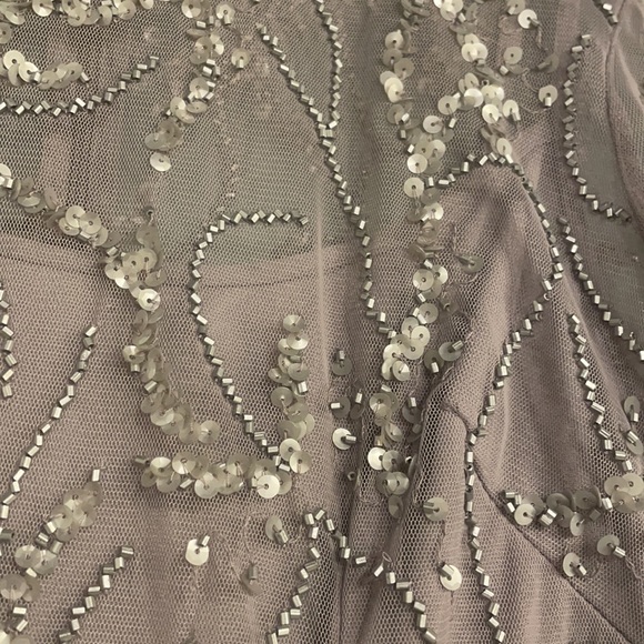 Adrianna papelle beaded lilac gown - Picture 3 of 3